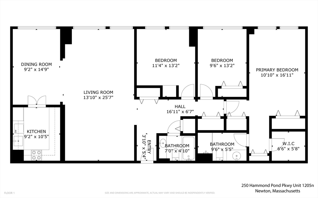 250 Hammond Pond Parkway # 1205N