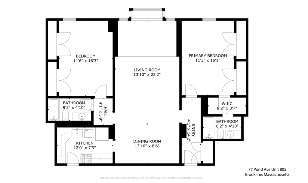 77 Pond Ave # 805