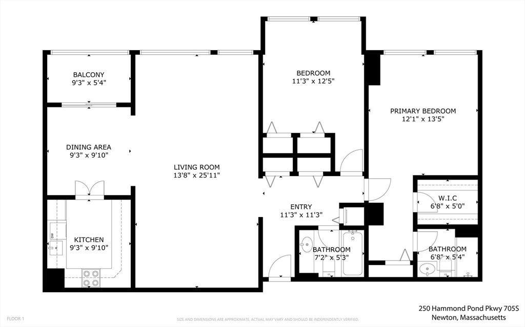 250 Hammond Pond Parkway # 705S