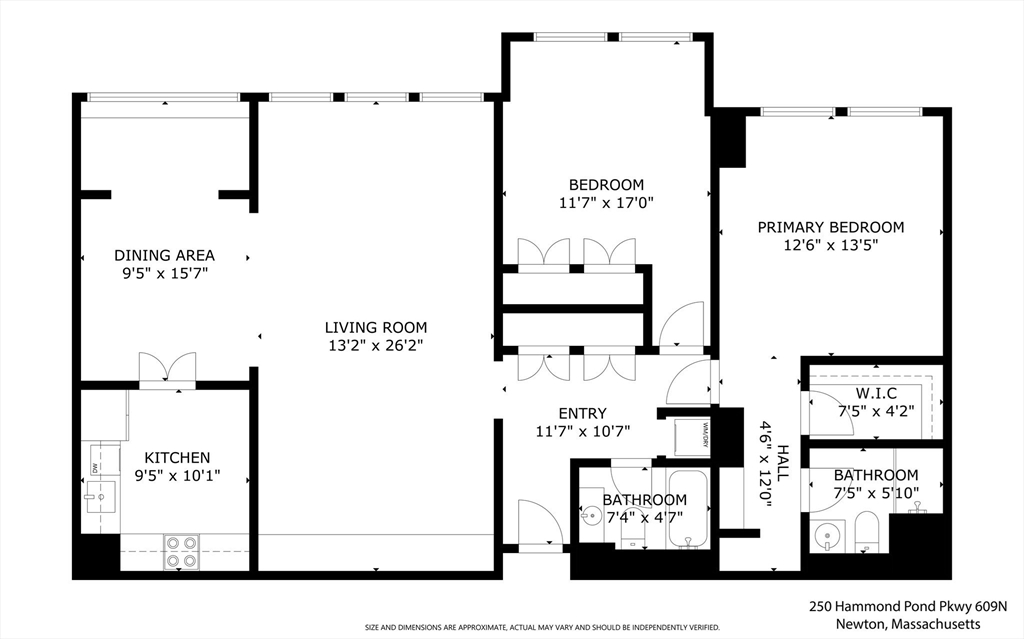 250 Hammond Pond Parkway # 609N