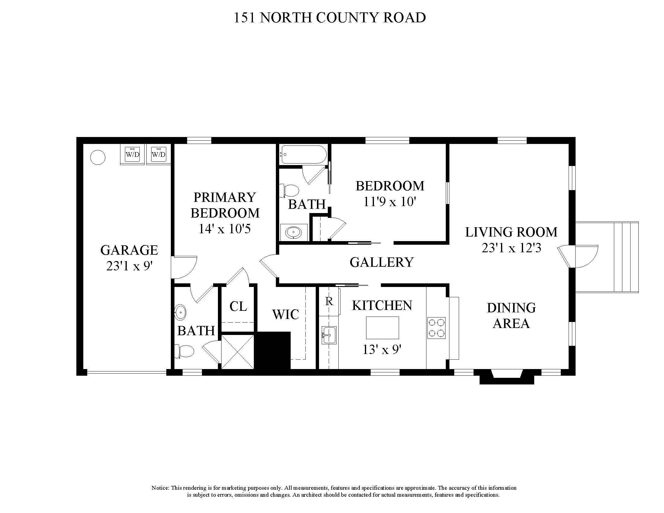 151 S County Road Unit: 1st Fl