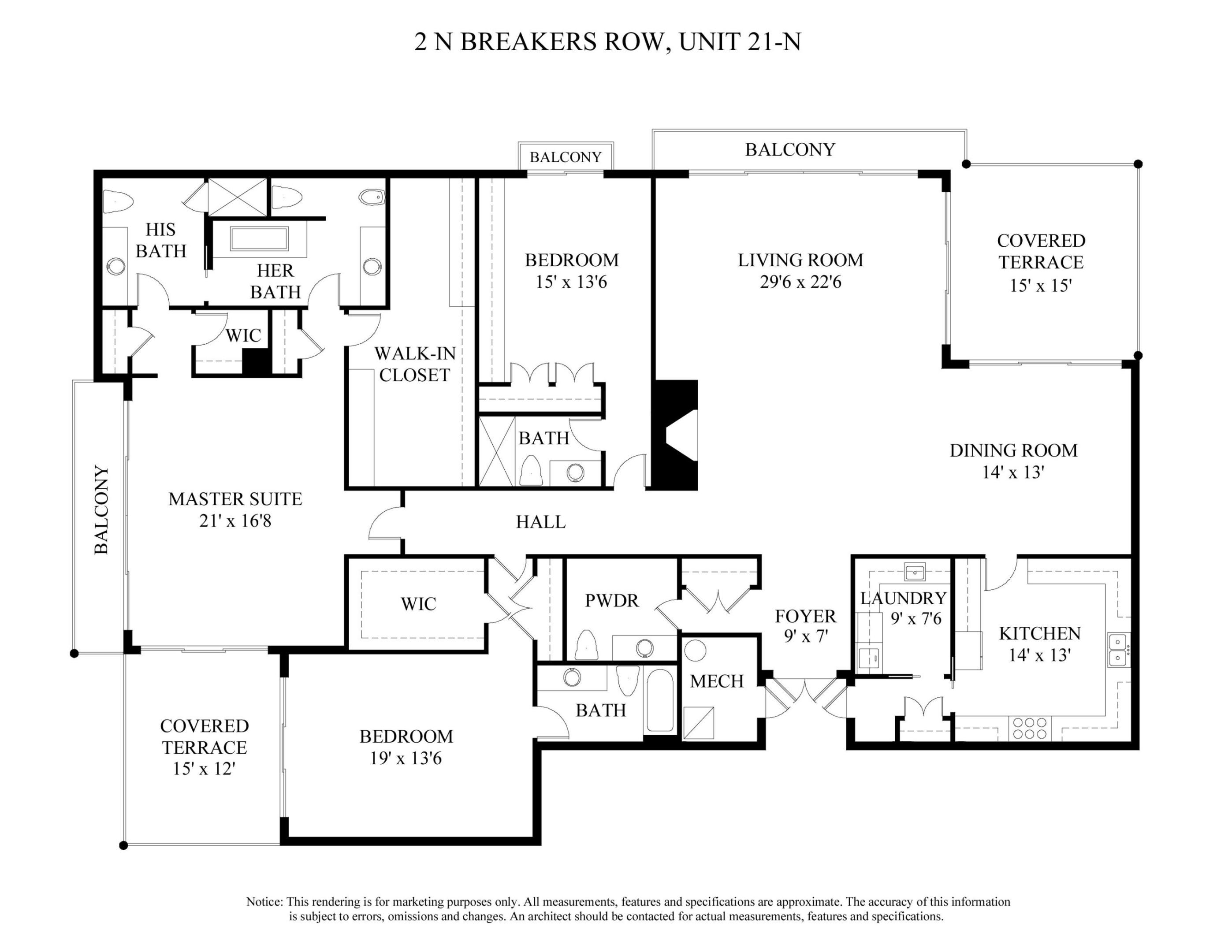 2 N Breakers Row N21