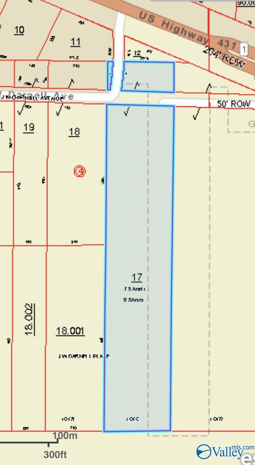 6.80 acres off Highway 431
