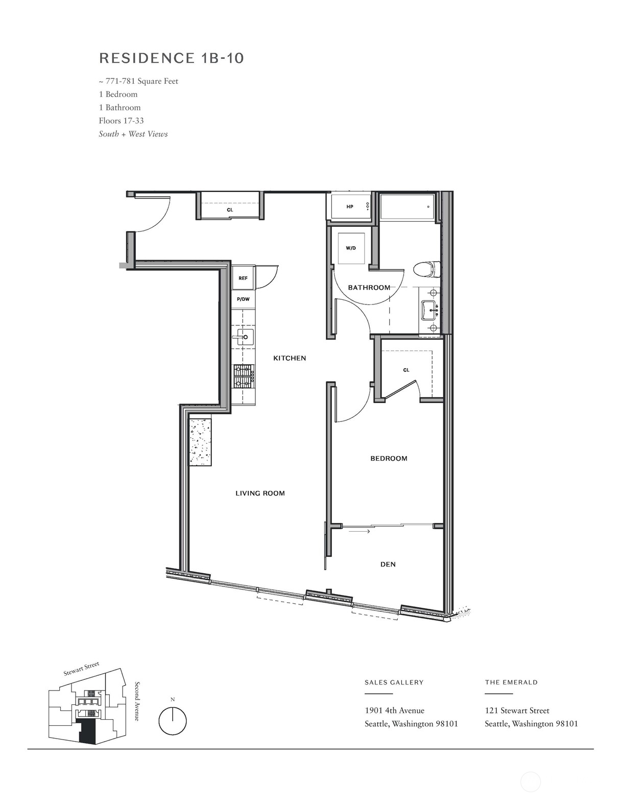 121 Stewart Street Unit: 3004