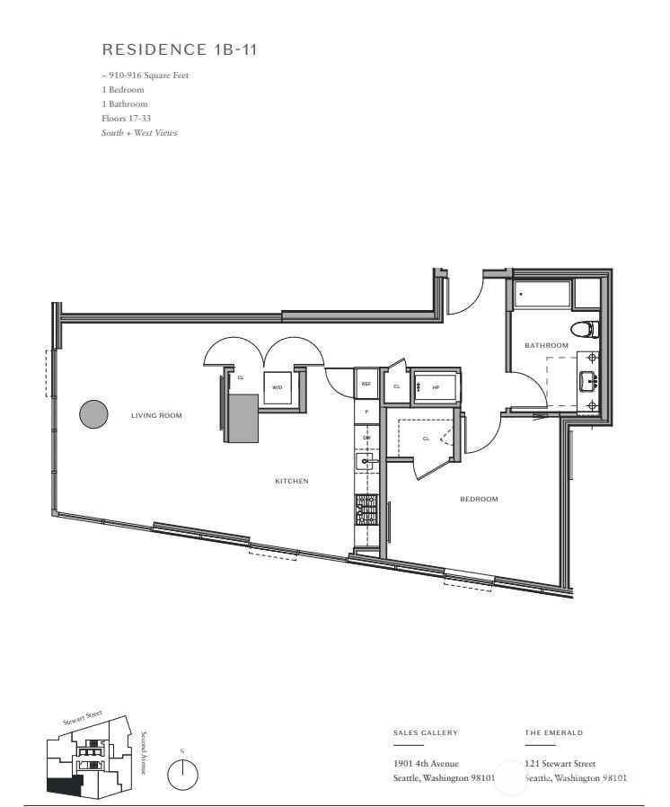 121 Stewart St Unit: 2105