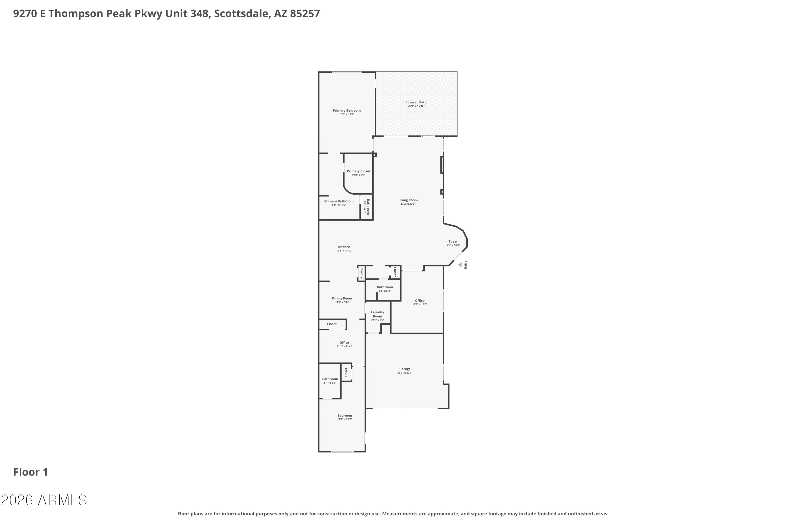 9270 E THOMPSON PEAK Parkway 348