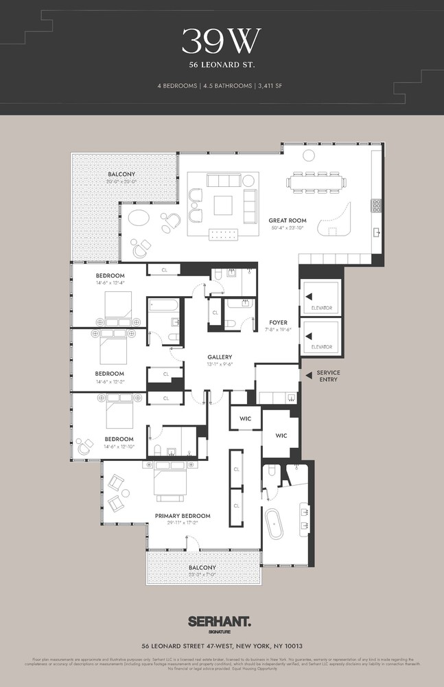 56 LEONARD Street 39WEST