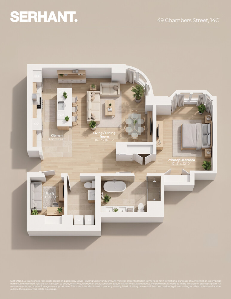 49 CHAMBERS Street 14C