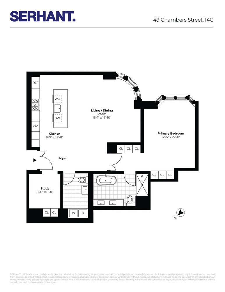 49 CHAMBERS Street 14C