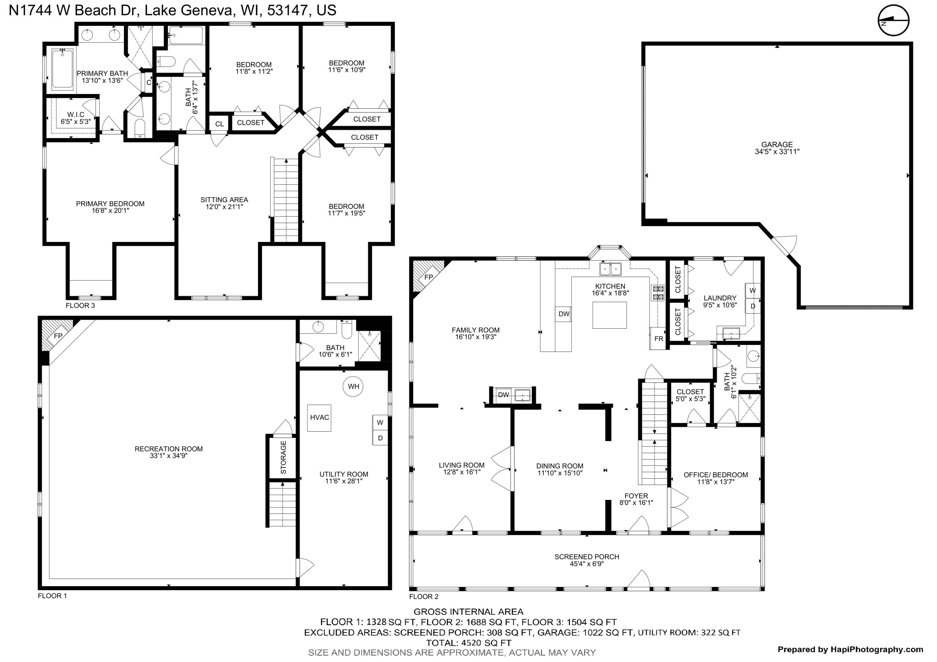 N1744 W Beach Dr