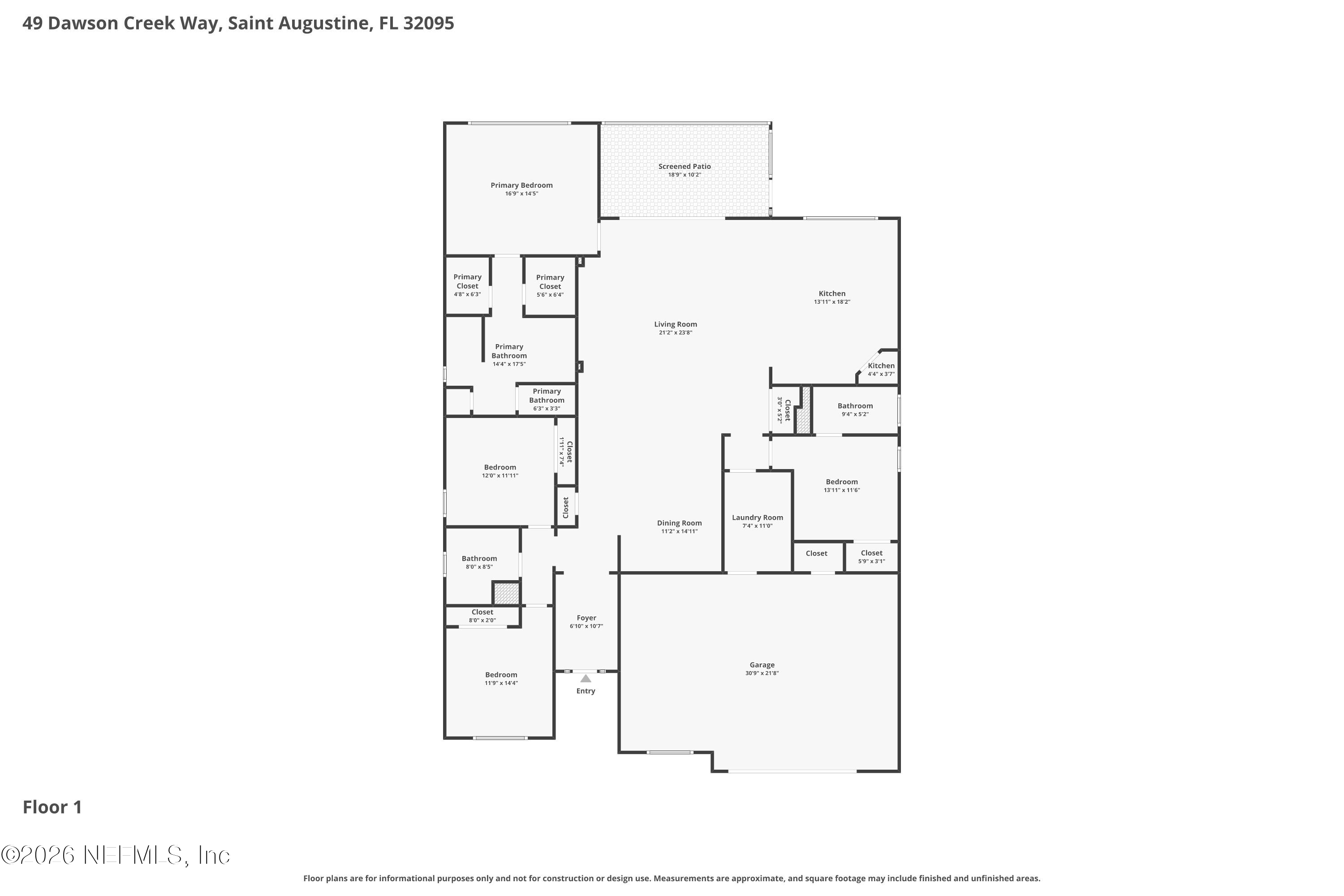 49 DAWSON CREEK Way, St. Augustine