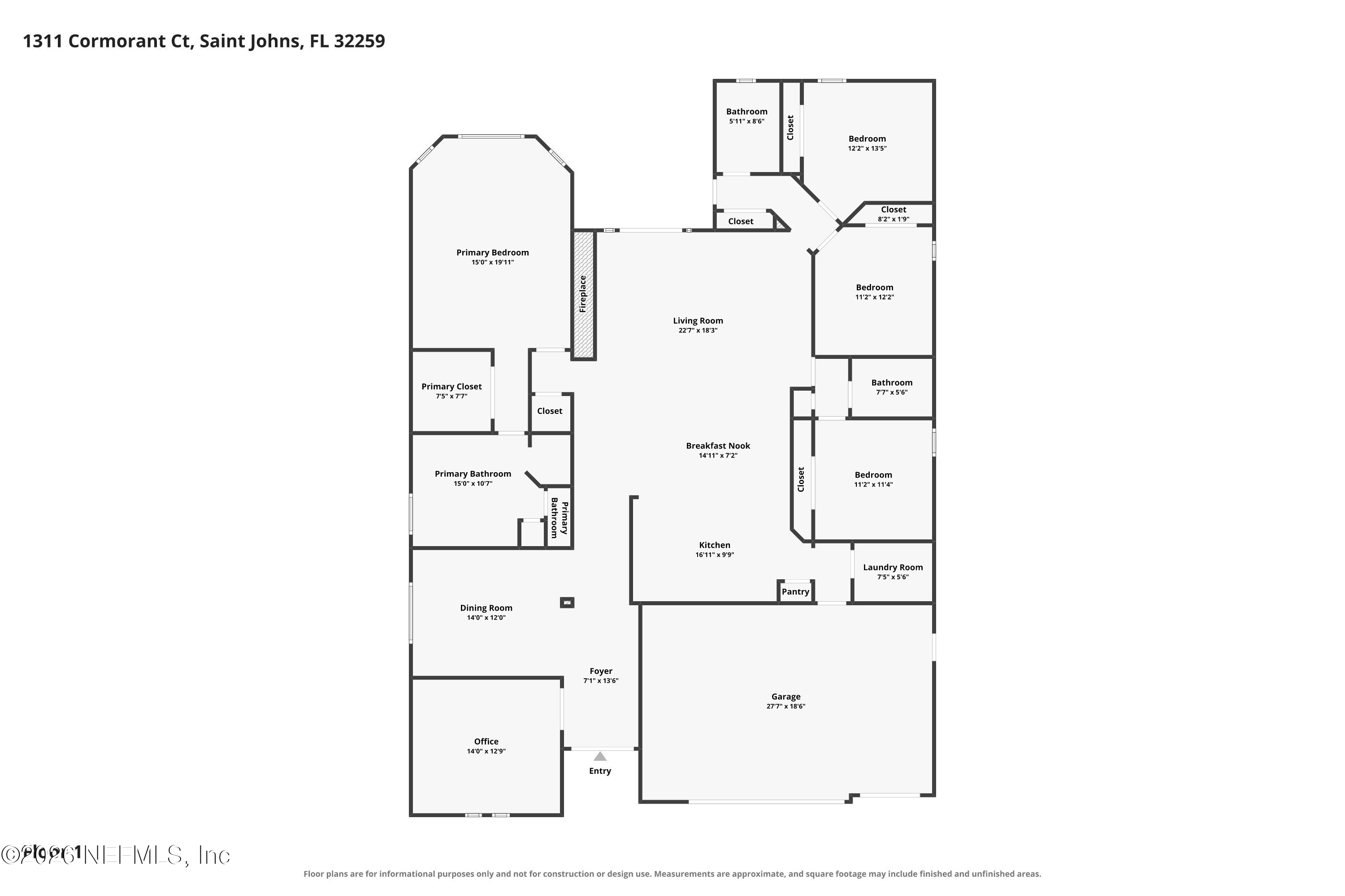 1311 CORMORANT Court, St. Johns
