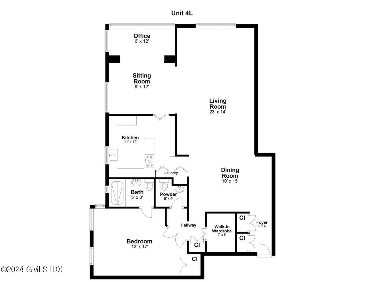 40 W Elm Street, 4L