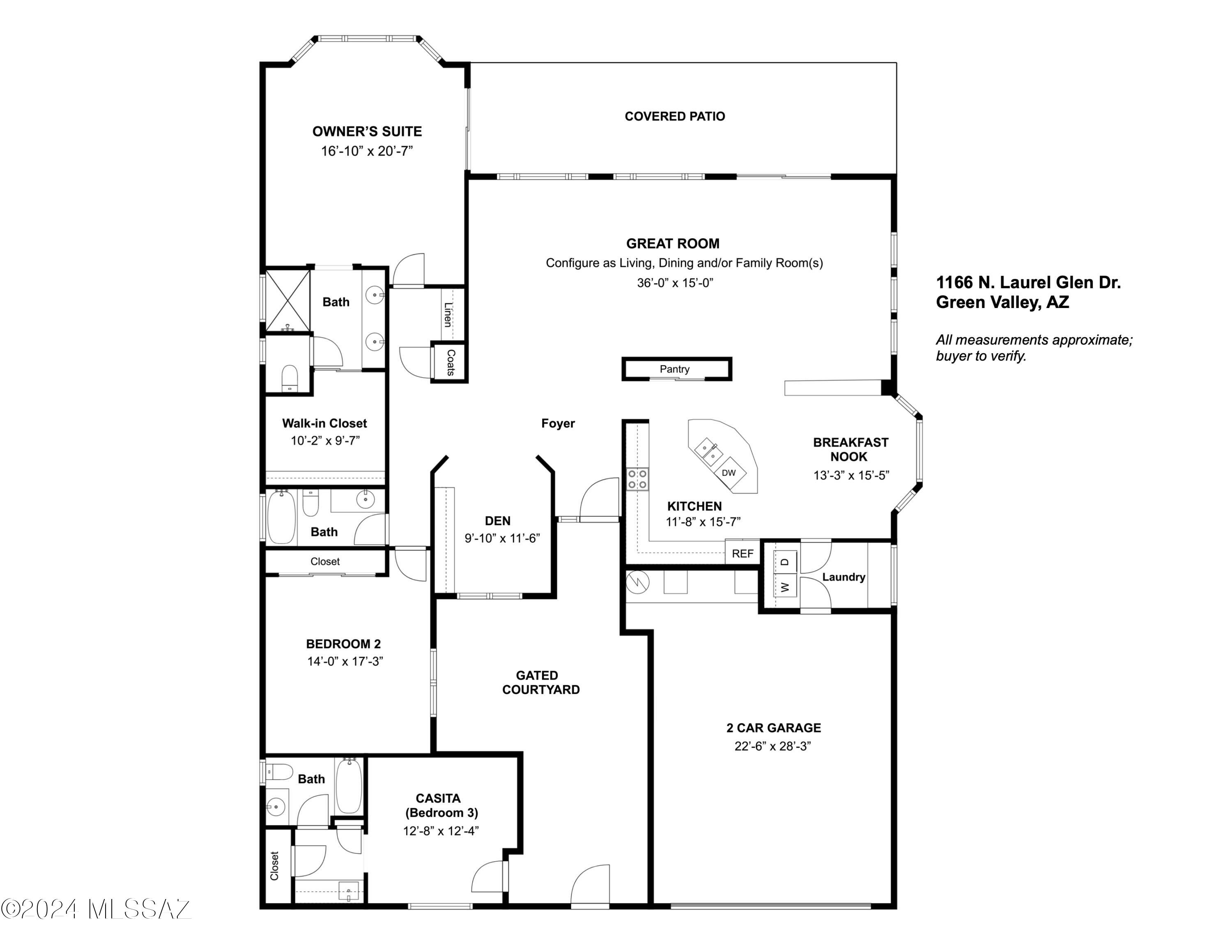 1166 N Laurel Glen Drive