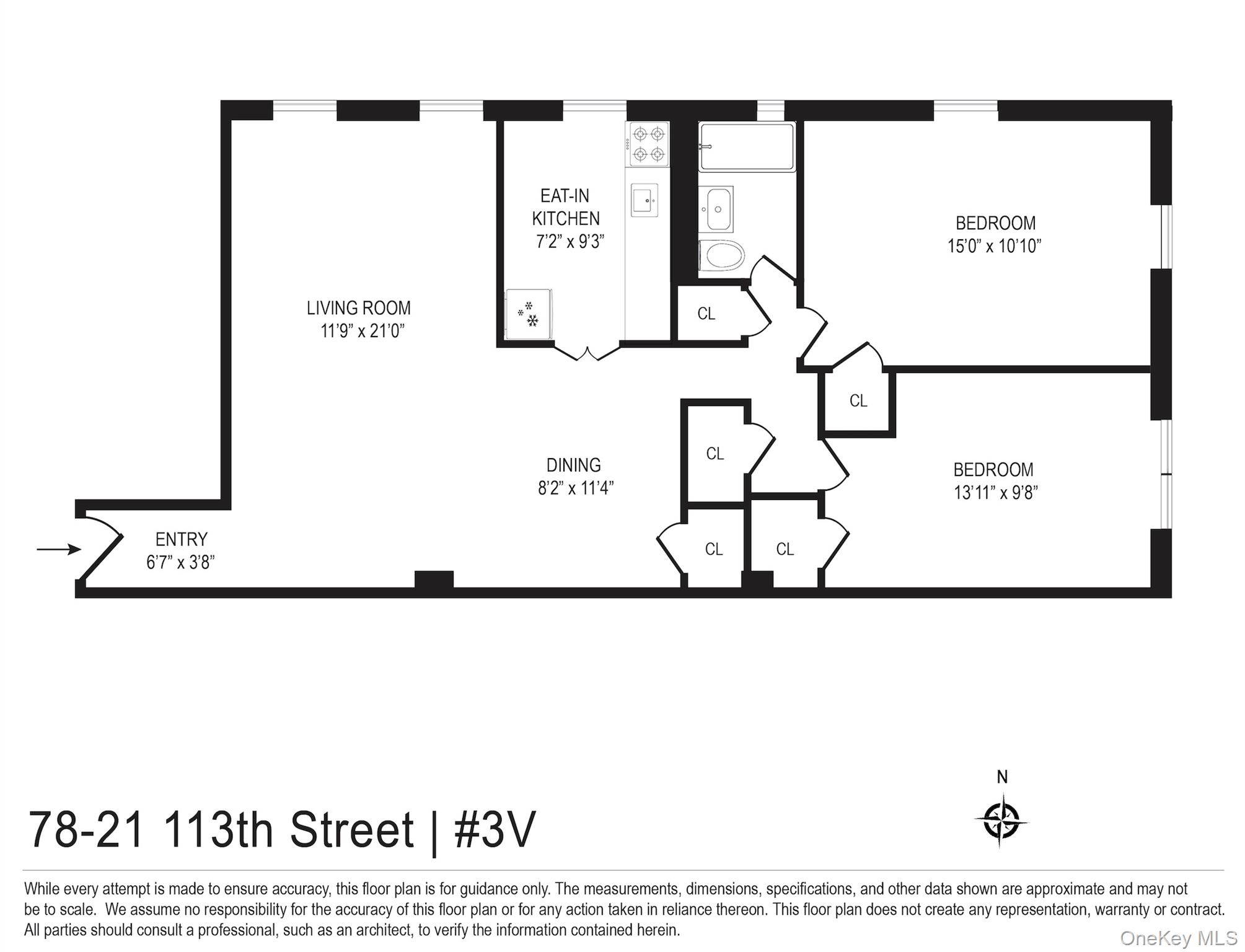 72-81 113th Streets Unit: 3V