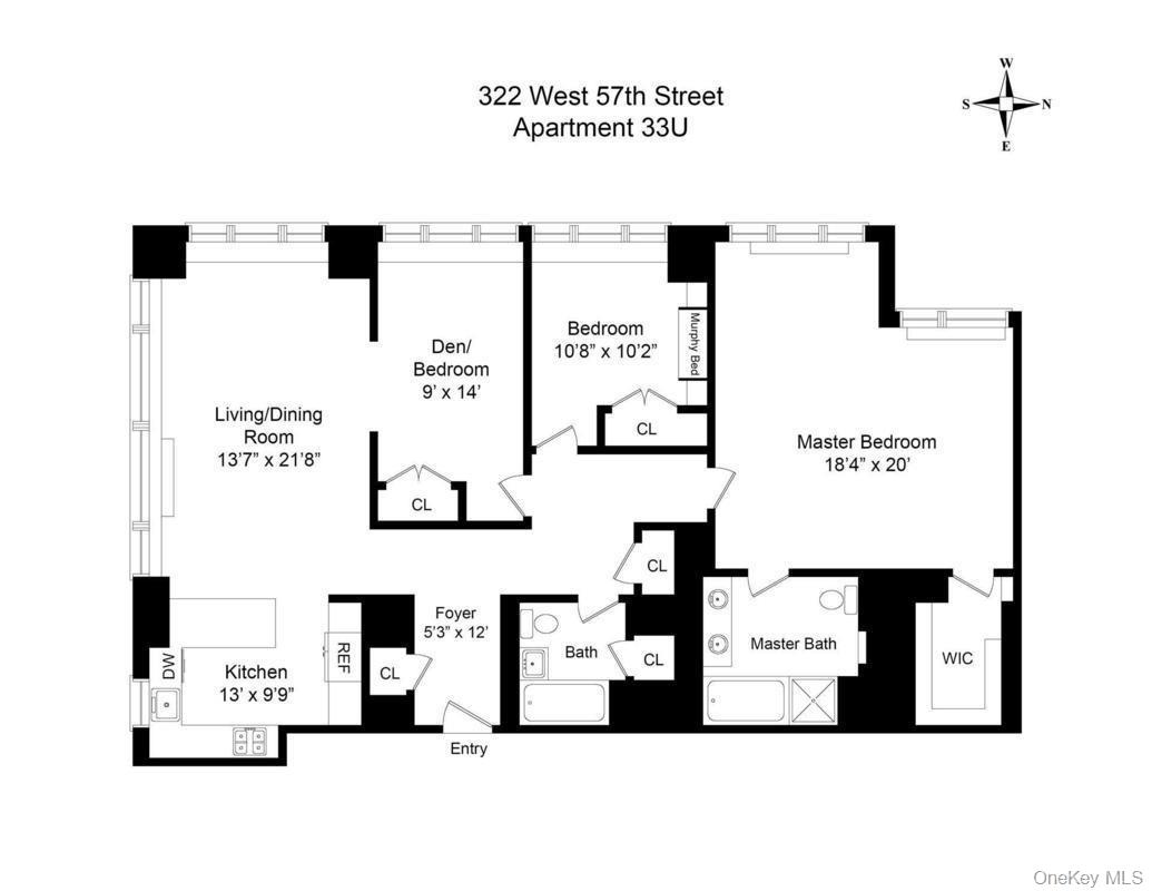 322 W 57th Street Unit: 33U