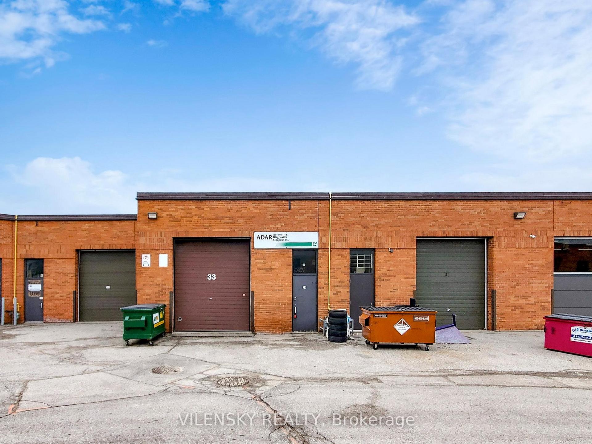 #33 – 1170 Sheppard Ave W | Industrial Condo For Sale Toronto | Vilensky Realty