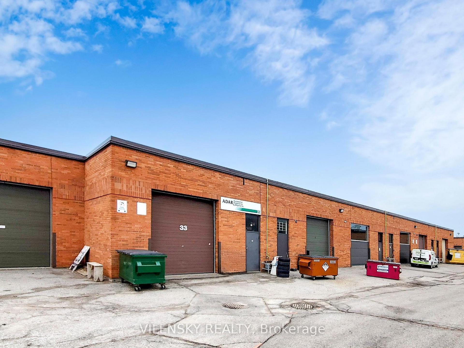 #33 – 1170 Sheppard Ave W | Industrial Condo For Sale Toronto | Vilensky Realty