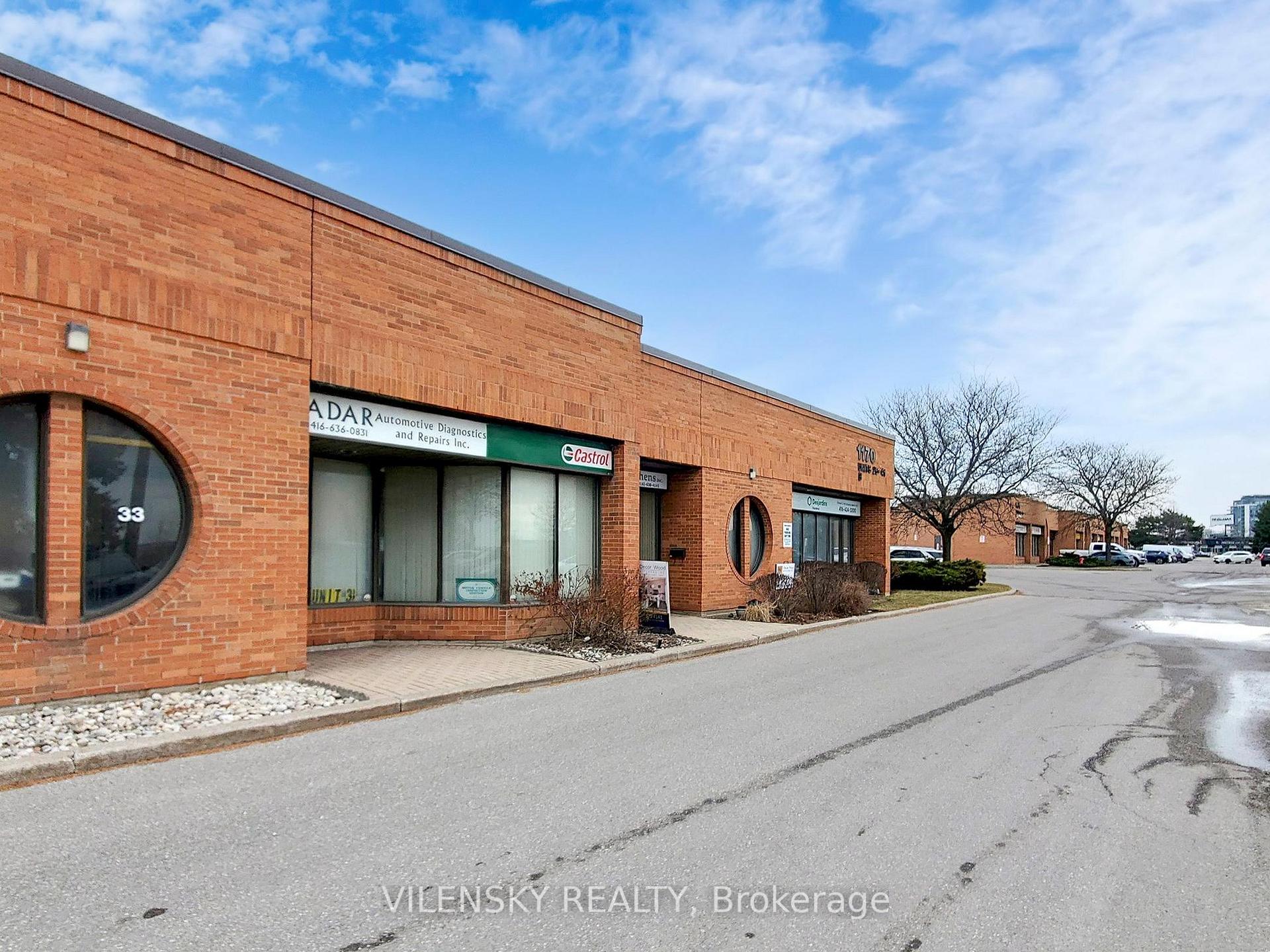 #33 – 1170 Sheppard Ave W | Industrial Condo For Sale Toronto | Vilensky Realty