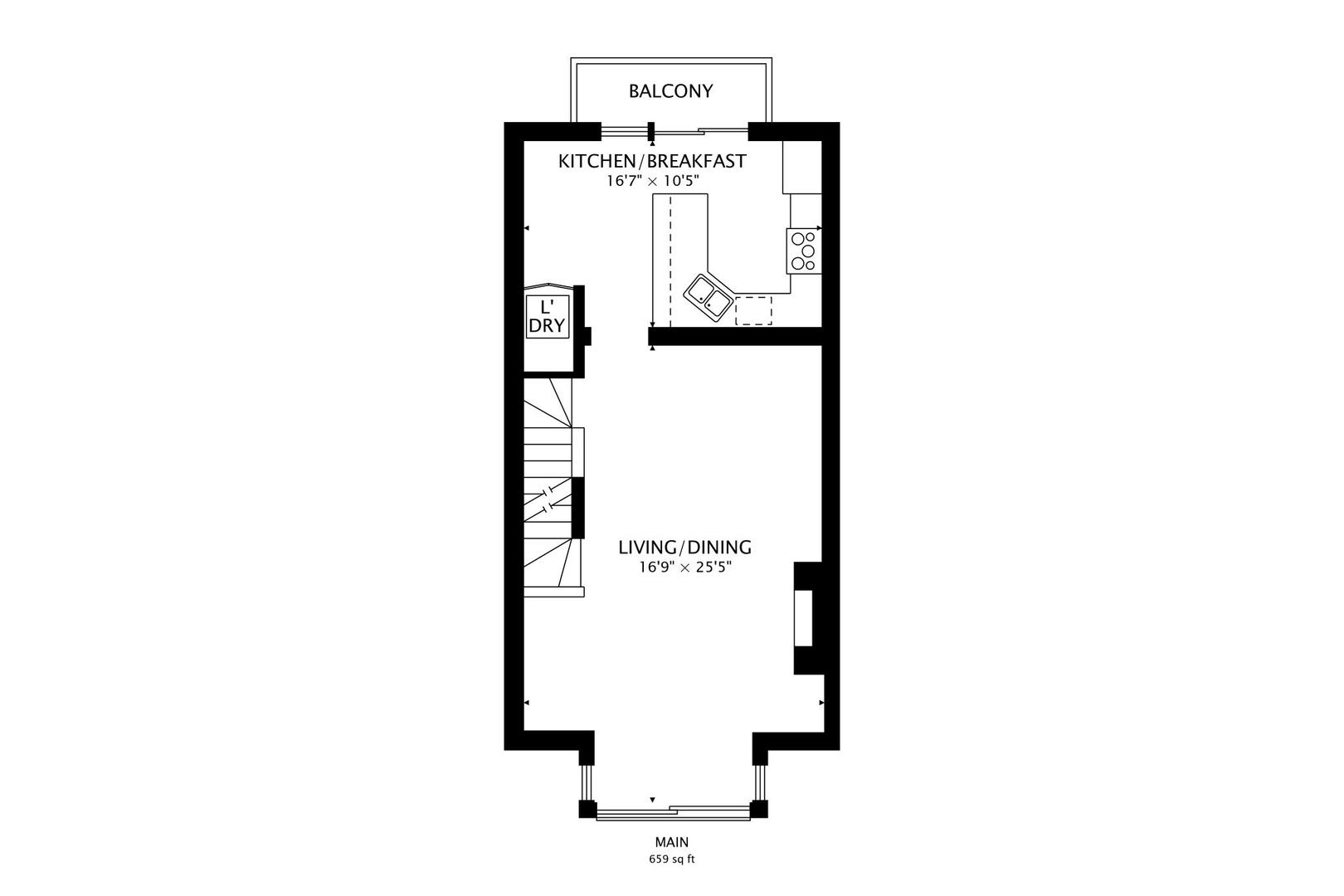 310 N Clinton Street Unit: H