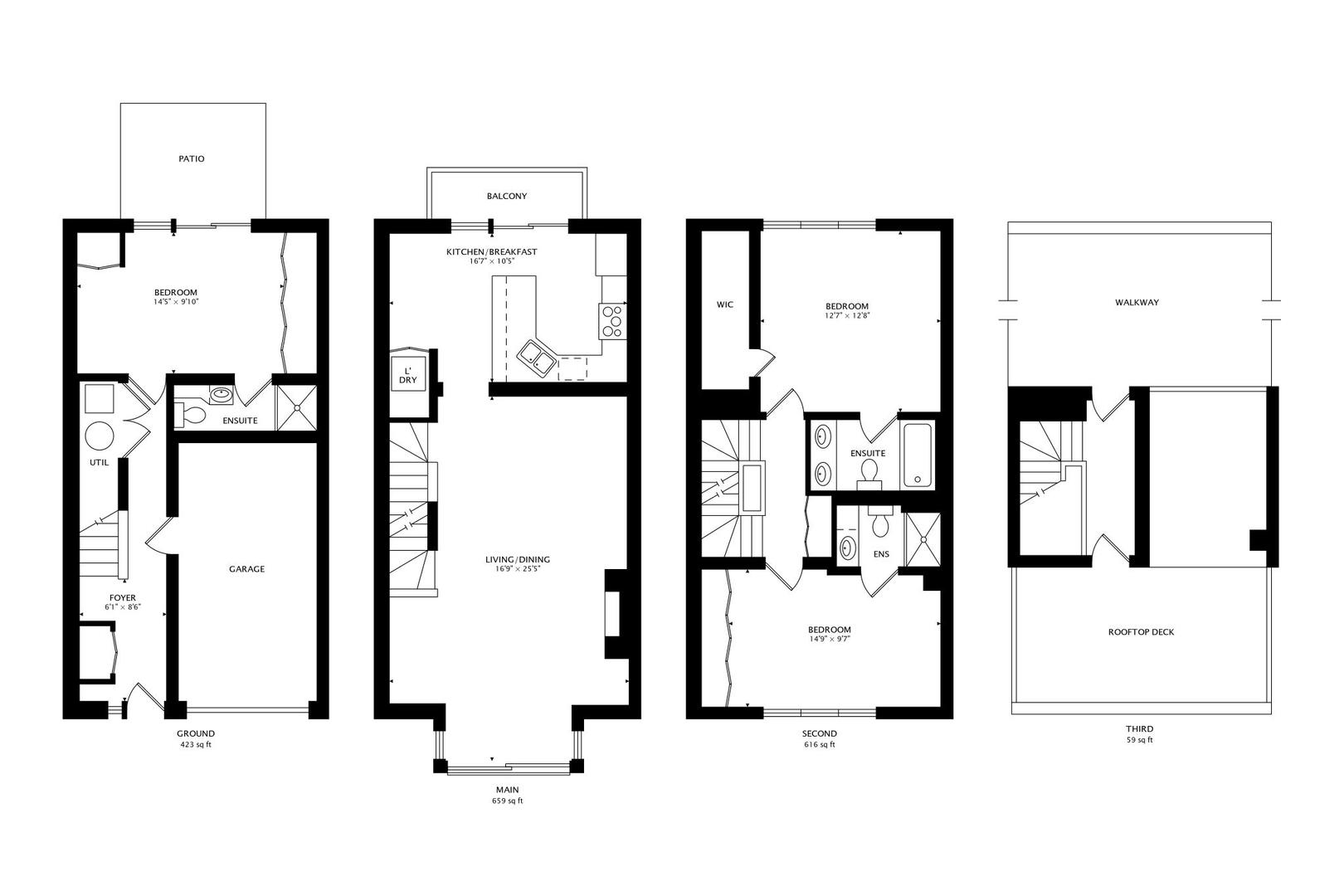 310 N Clinton Street Unit: H