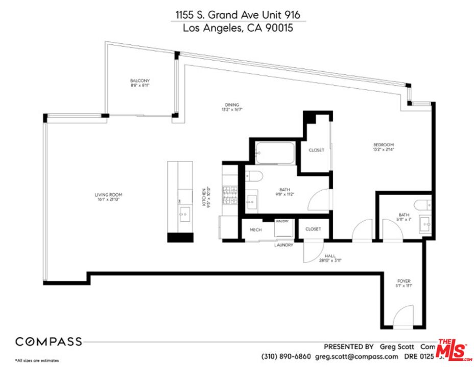 1155 S Grand Ave Unit: 916