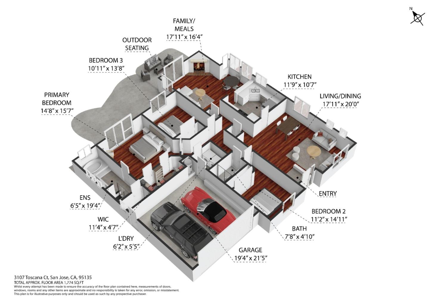 3107 Toscana CT