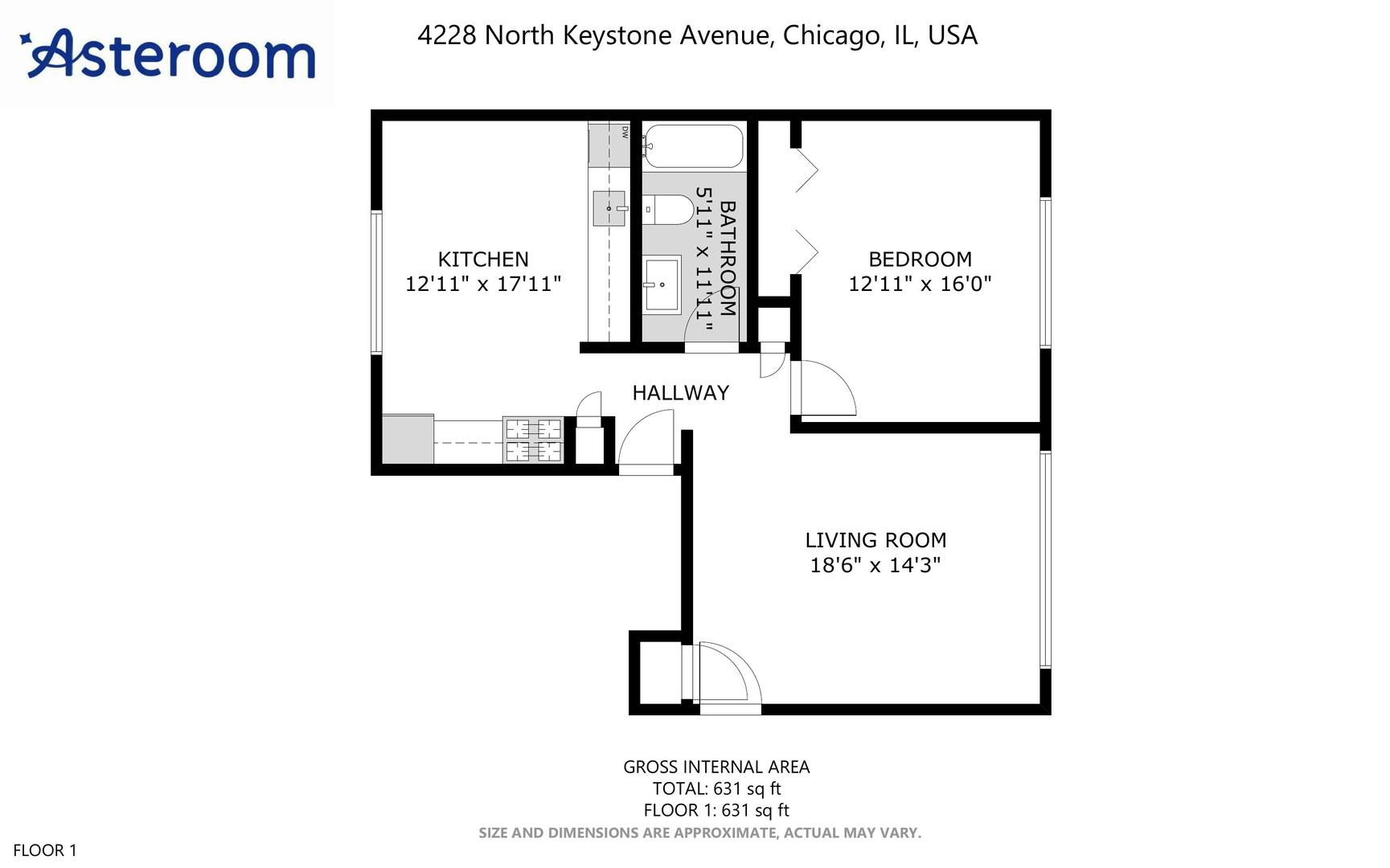 4228 N Keystone Avenue Unit: 1B