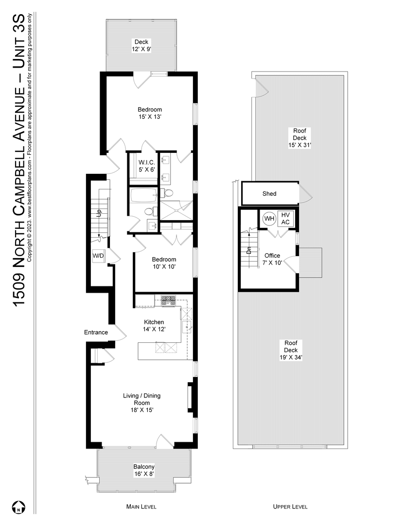 1509 N Campbell Avenue Unit: 3S