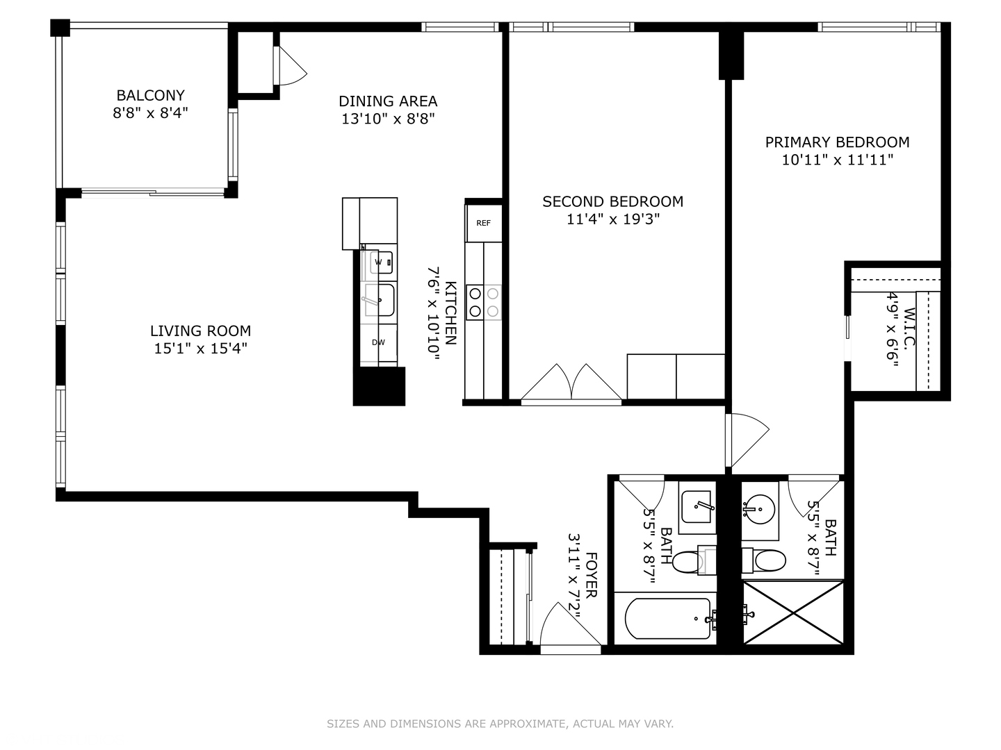 1122 N CLARK Street Unit: 2703