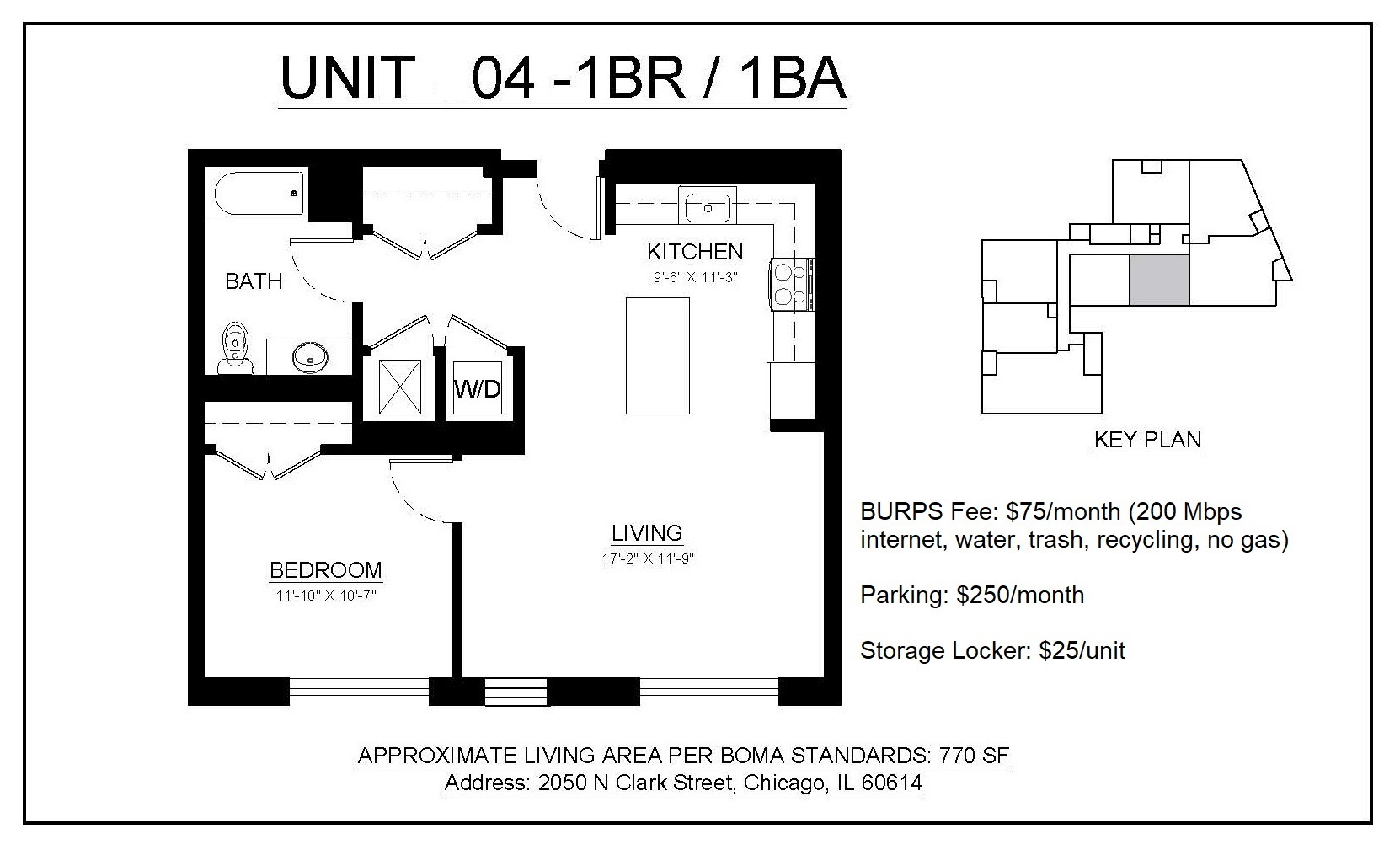 2050 N Clark Street Unit: 304