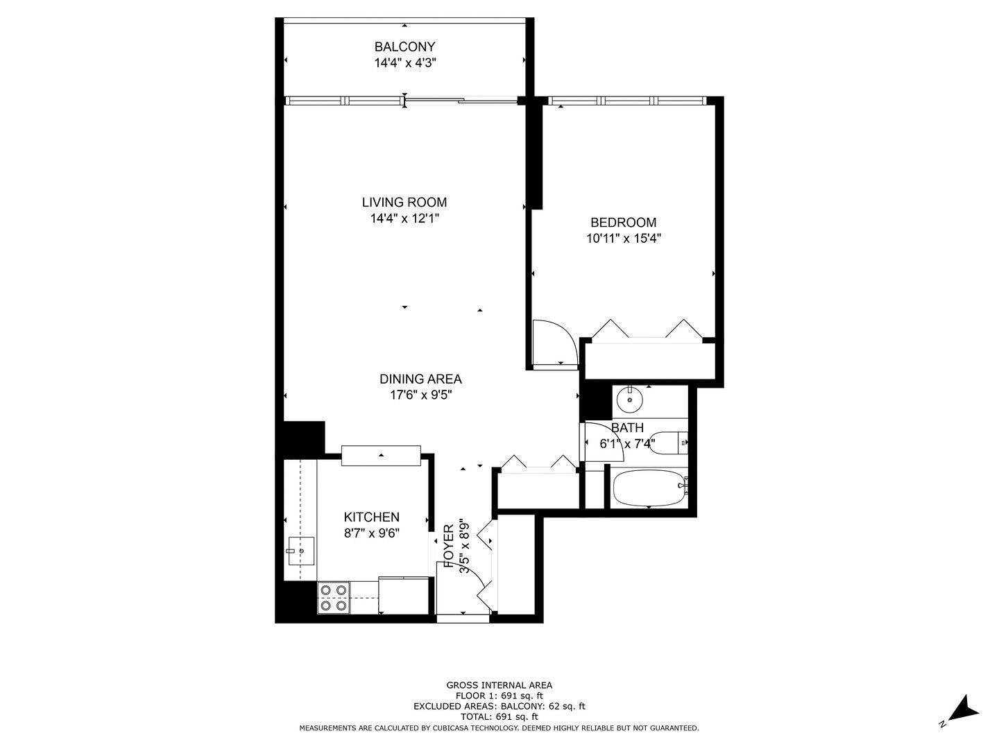 1636 N Wells Street Unit: 1209