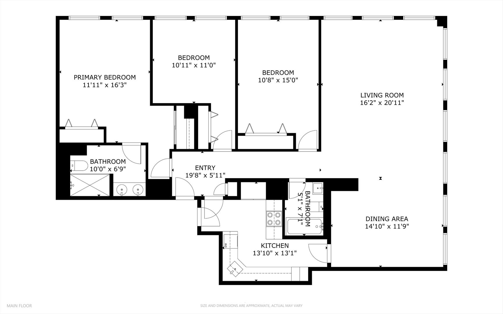 260 E Chestnut Street Unit: 3407