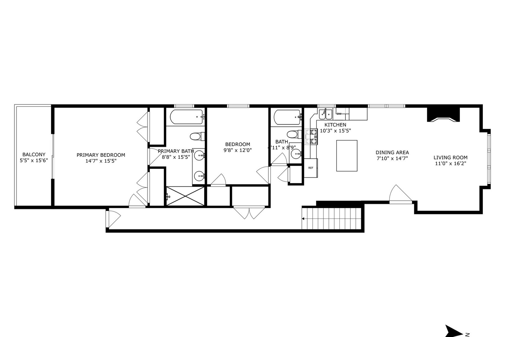 2147 W RICE Street Unit: 1W