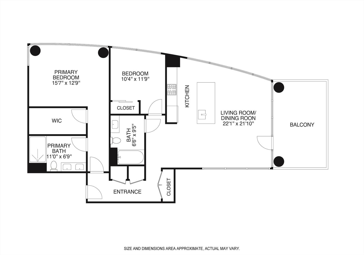 110 W SUPERIOR Street Unit: 1203