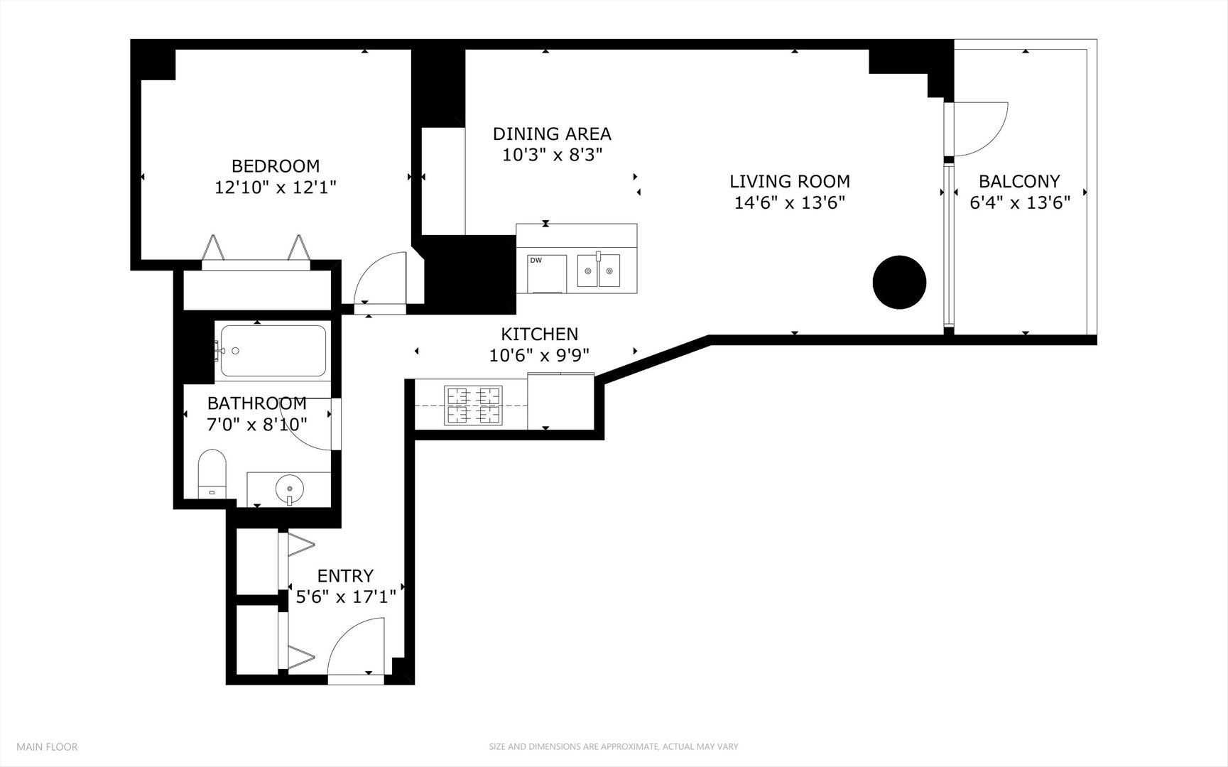 160 E ILLINOIS Street Unit: 1403