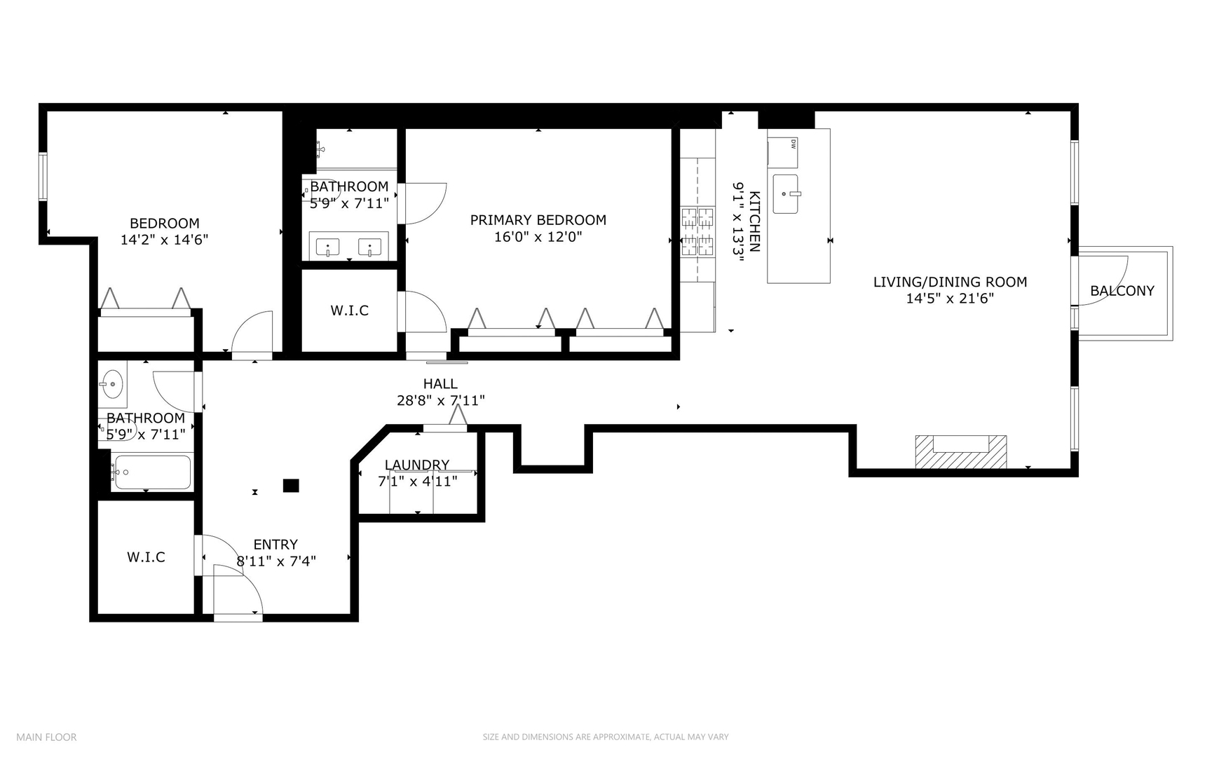 1243 S WABASH Avenue Unit: 404