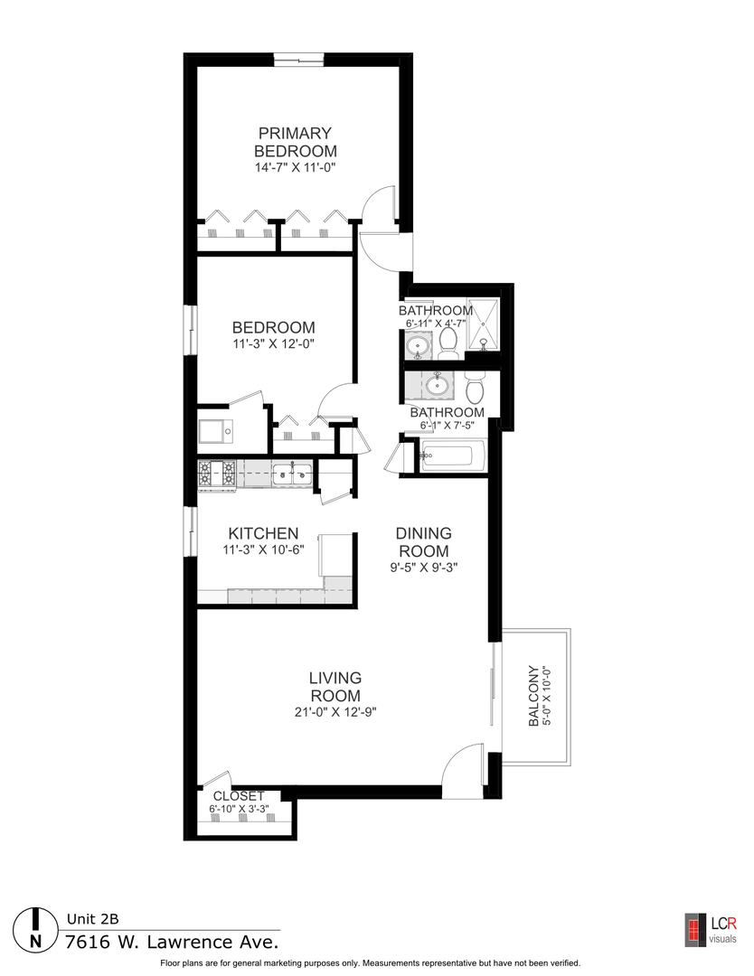 7616 W LAWRENCE Avenue Unit: 2B