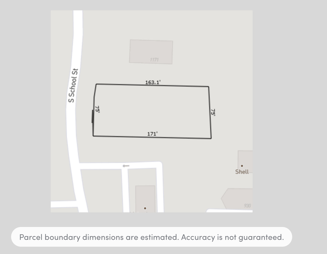 1171 S School Street