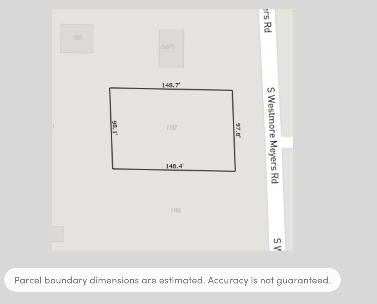 1152/1168 S Meyers Road