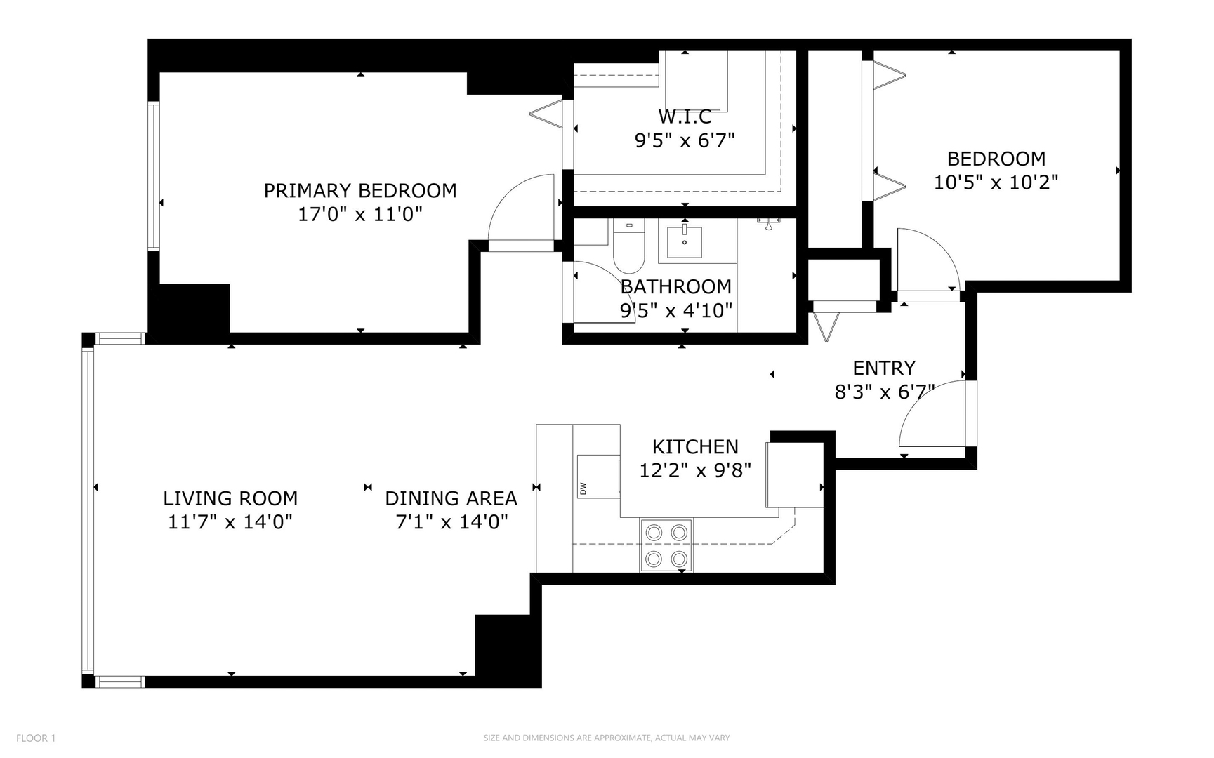 2 E Erie Street Unit: 2806