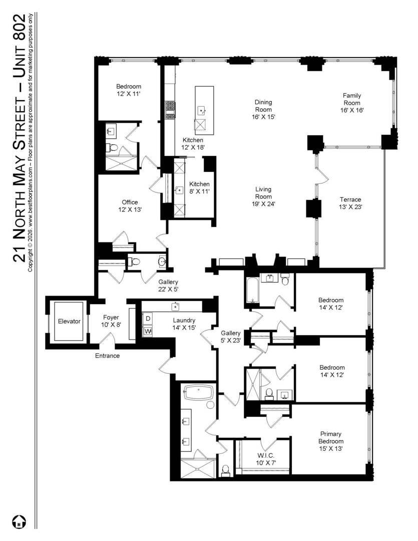 21 N May Street Unit: 802