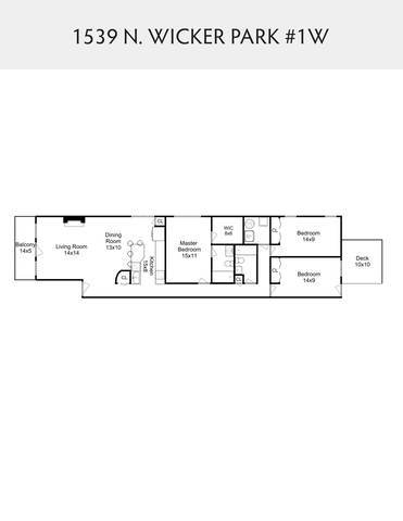 1539 N Wicker Park Avenue Unit: 1W