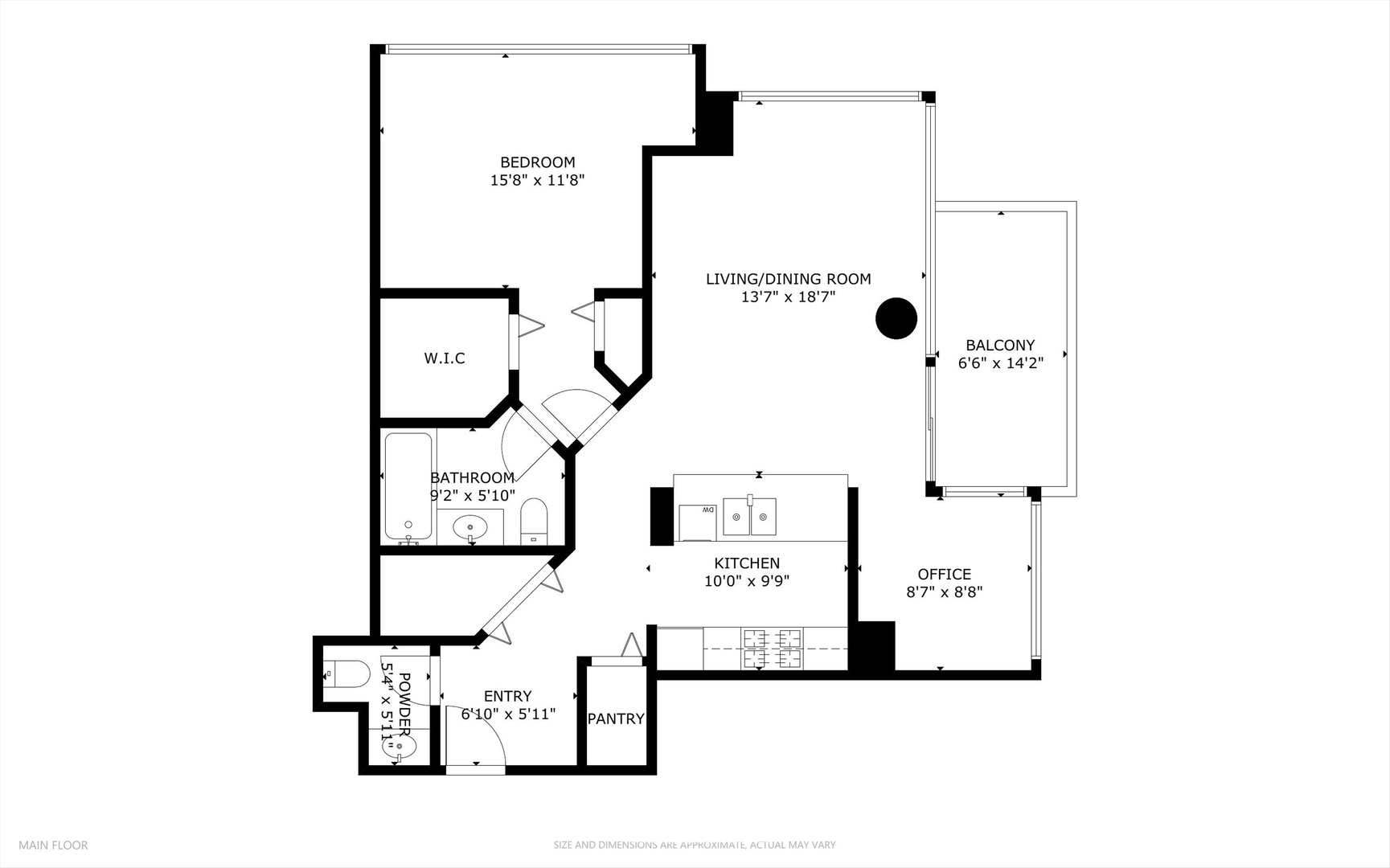 210 S Desplaines Street Unit: 1210
