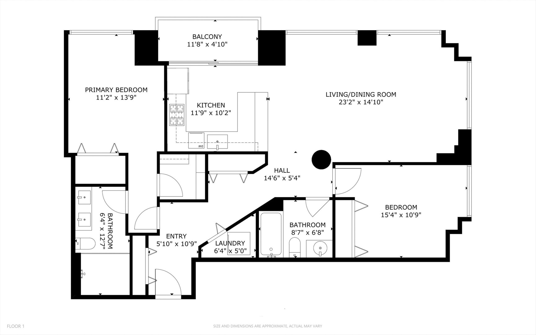 233 E 13th Street Unit: 909