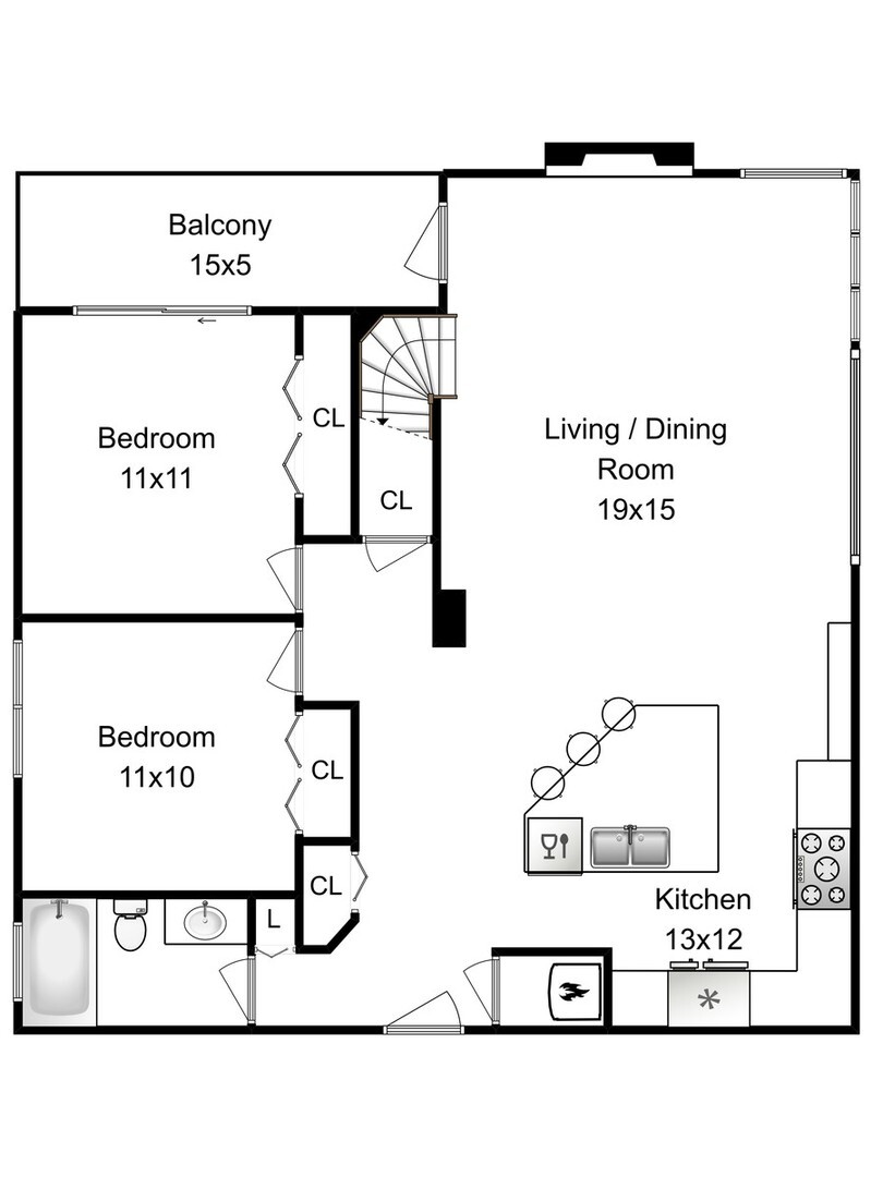1641 W PEARSON Street Unit: 2W