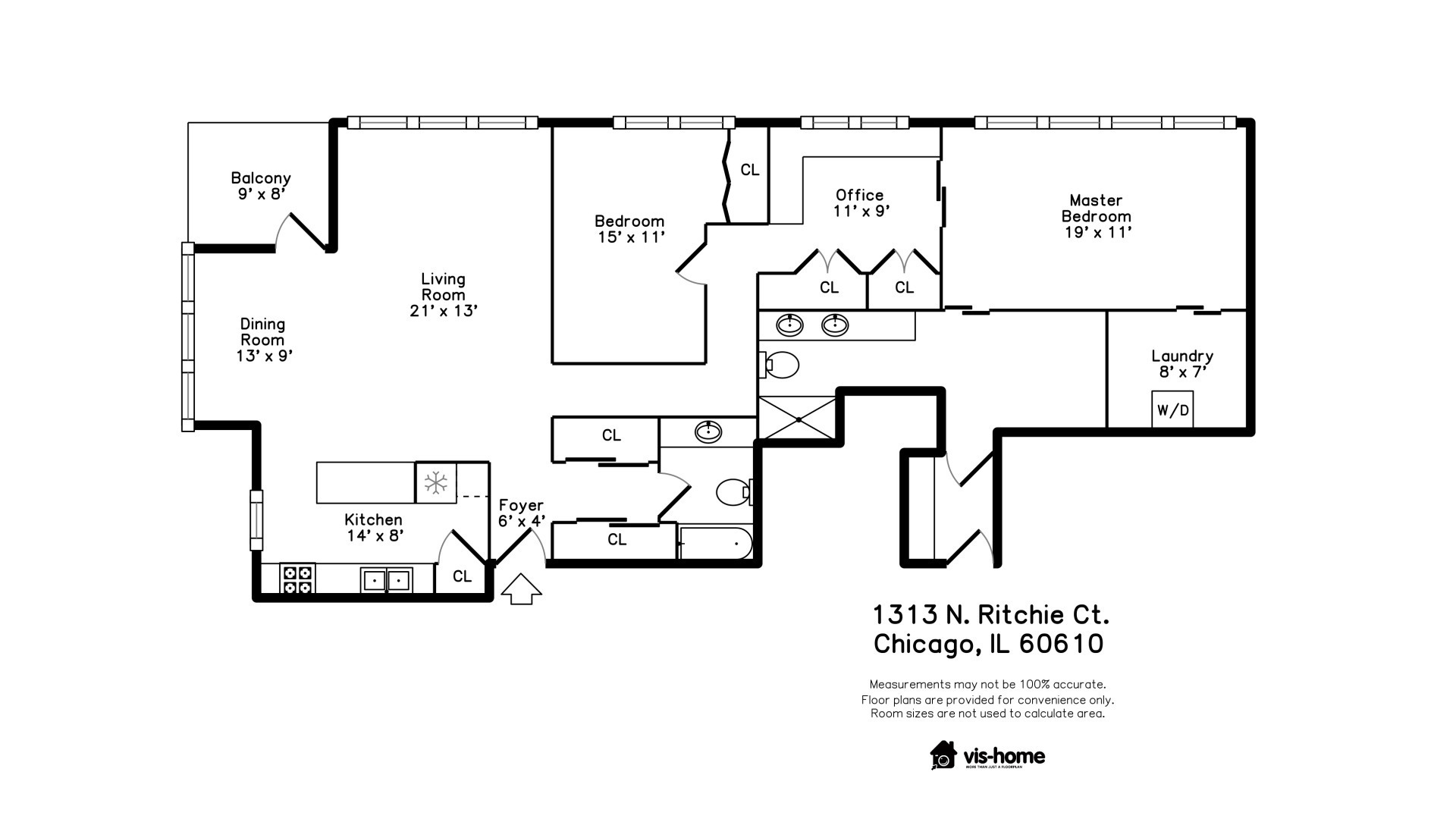 1313 N Ritchie Court Unit: 2405