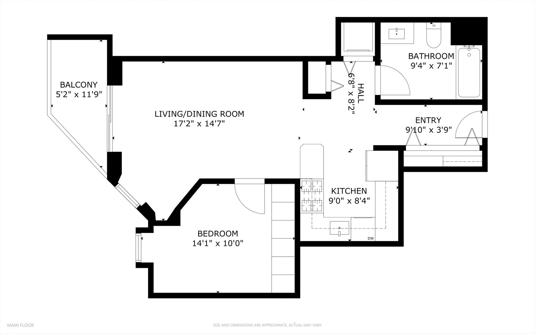 645 N Kingsbury Street Unit: 1207
