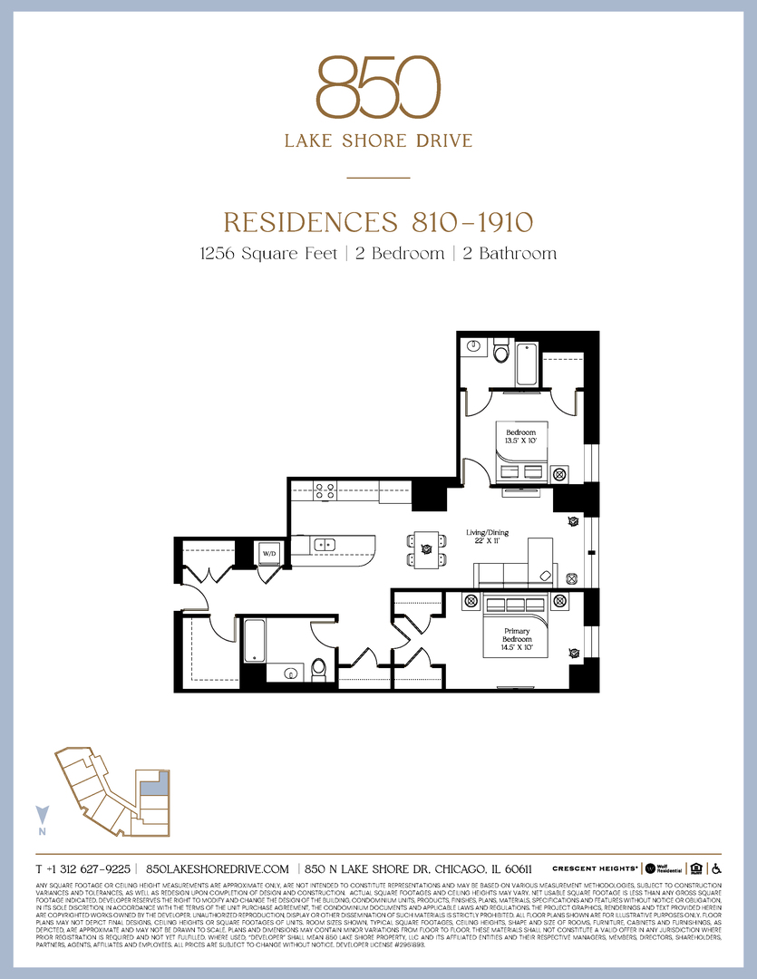 850 N Lake Shore Drive Unit: 1110