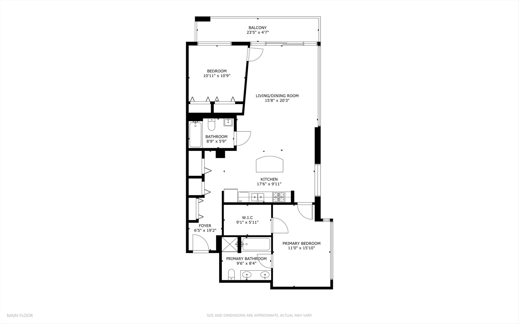 212 E Cullerton Street Unit: 1004